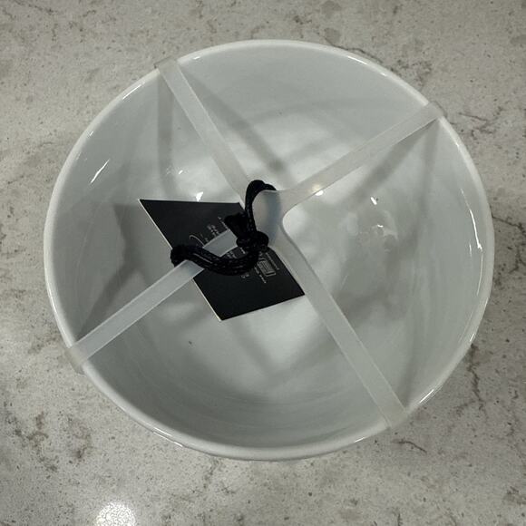 Set 4 HONEYCOMB / BEEHIVE Textured 5 x 2.5” Premium Porcelain Bowls Dip Sauce - Picture 2 of 5